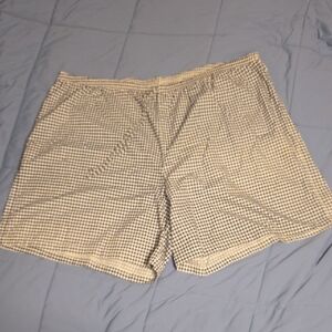 Hanes Blue and White Checkered Shorts